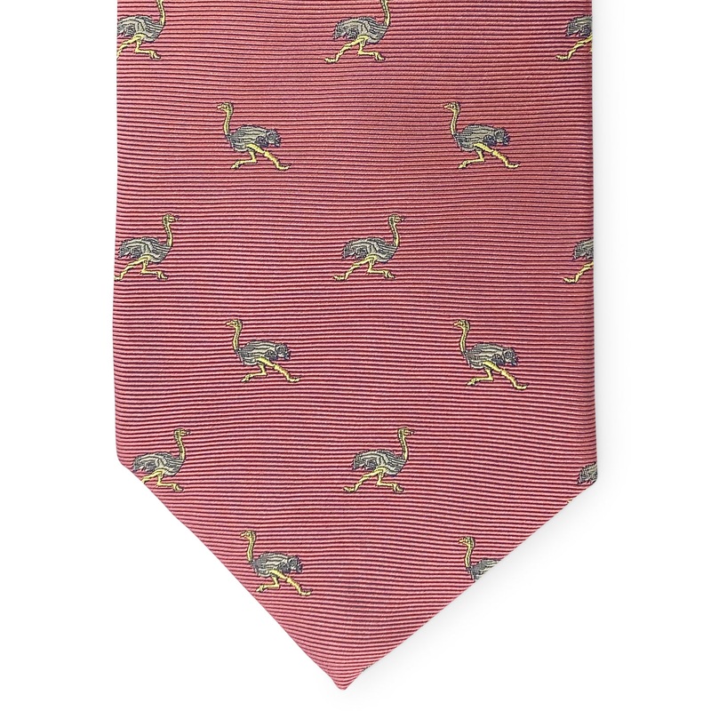 Ostrich: Tie – Pink