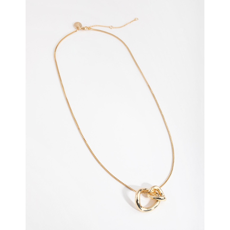 Gold Plated Swirl Pendant