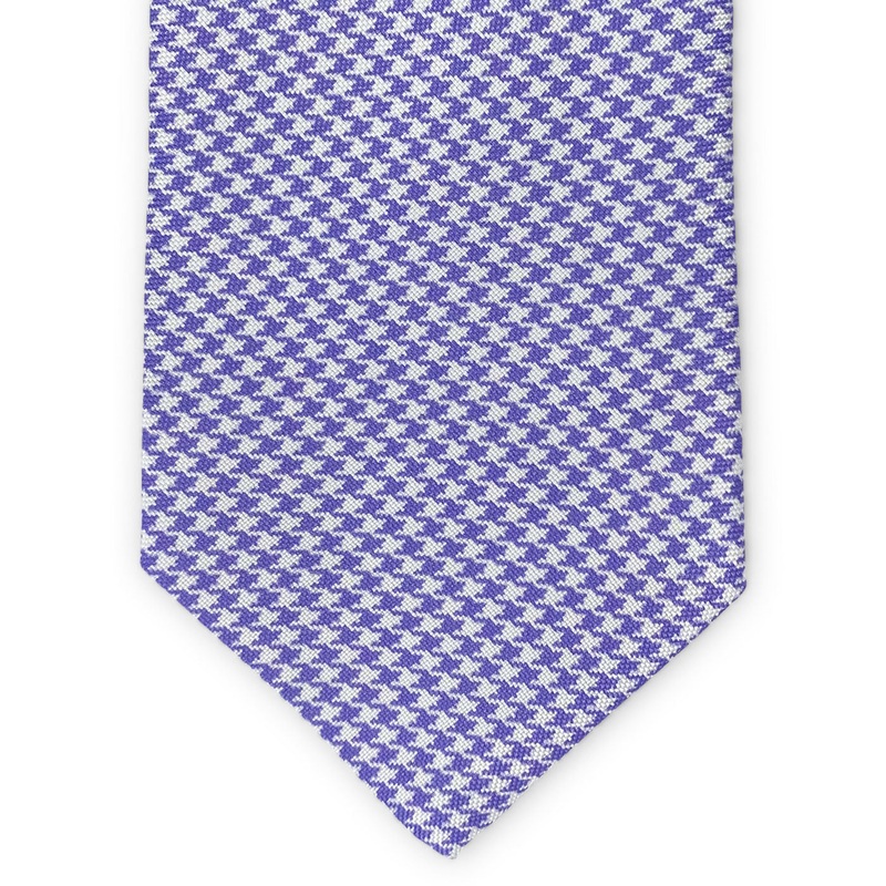 Oxford Houndstooth: Tie – Purple