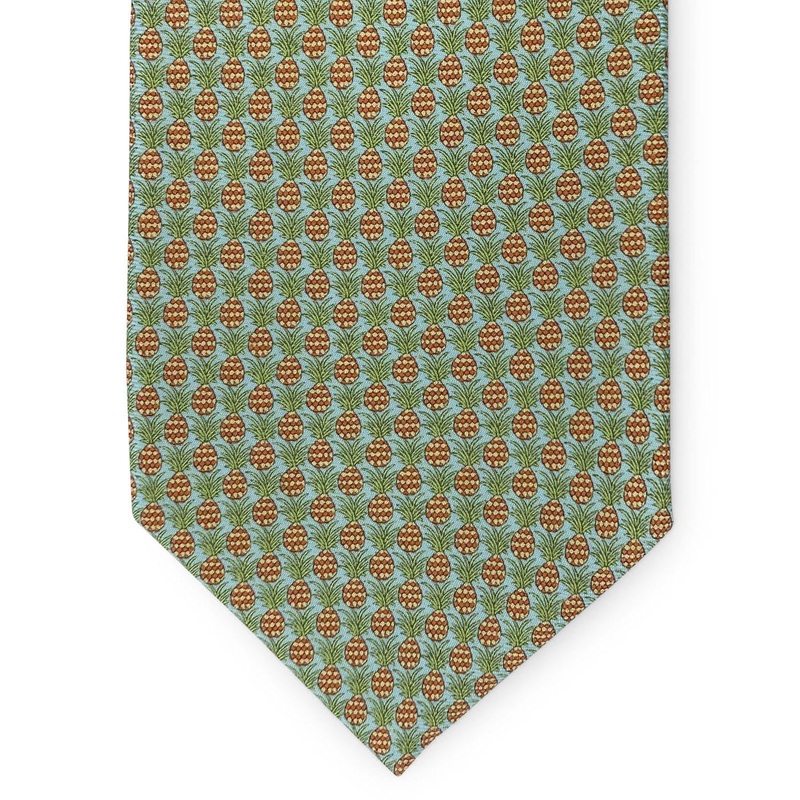 Pineapples: Tie – Aqua