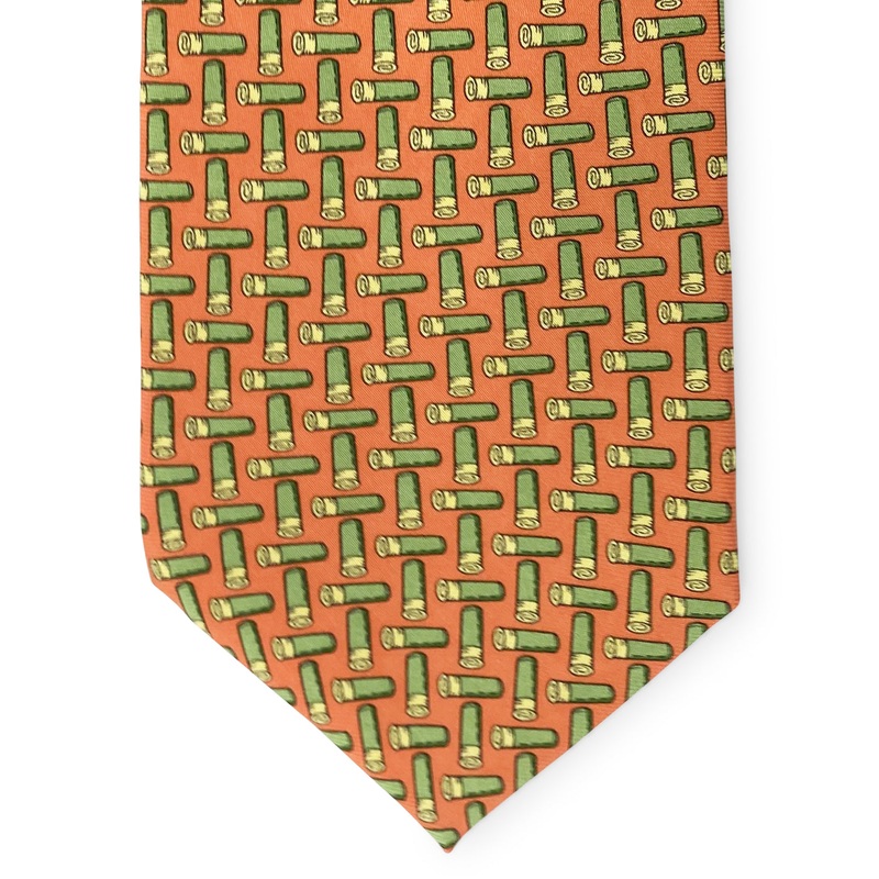 Shotgun Shell Pattern: Tie – Orange