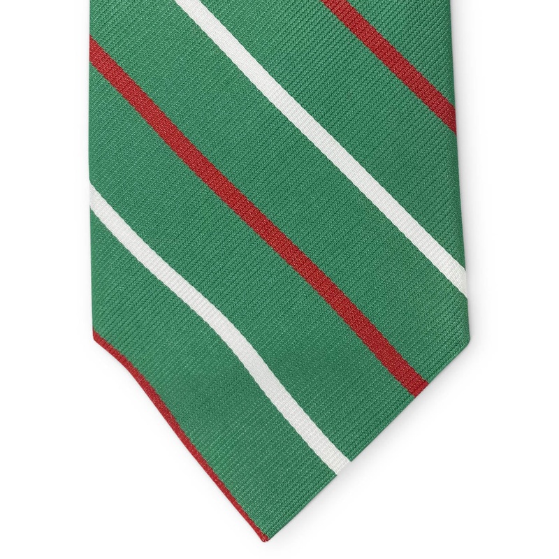 Single Stripes: Tie – Green