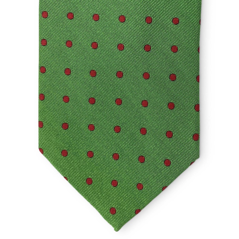 Small Dot: Tie – Green/Red