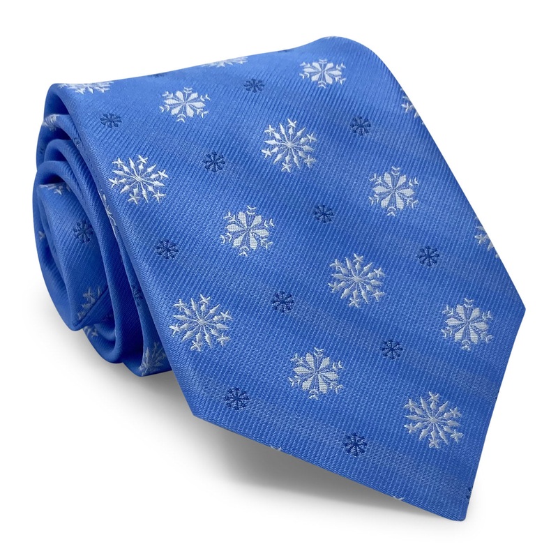 Snowflake: Tie – Blue