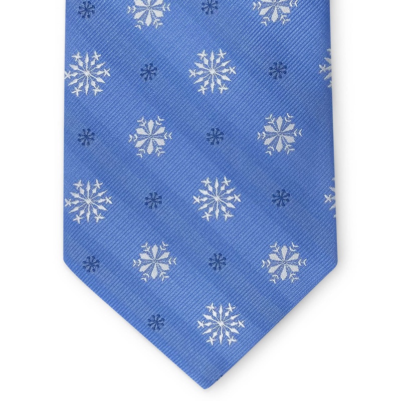Snowflake: Tie – Blue