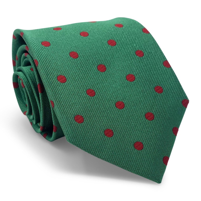 Spaced Dots: Tie – Green