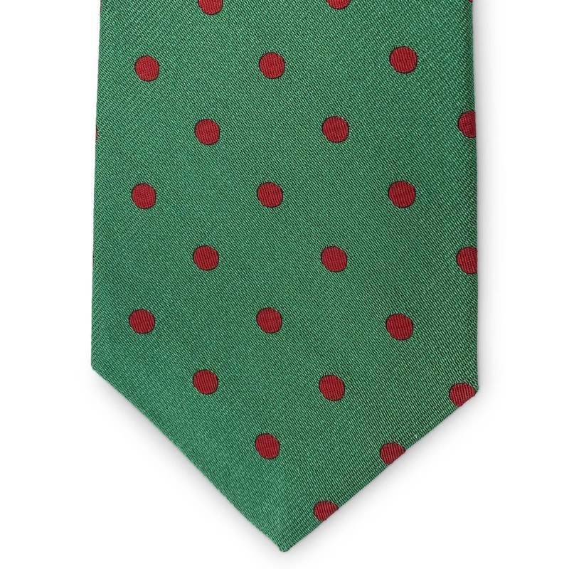 Spaced Dots: Tie – Green
