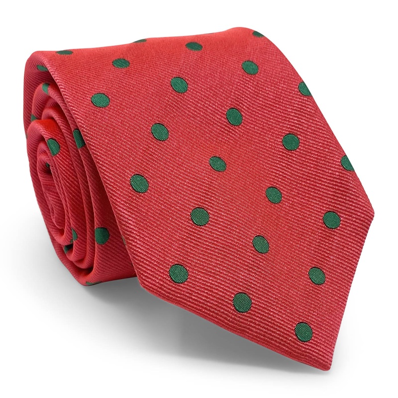 Spaced Dots: Tie – Red