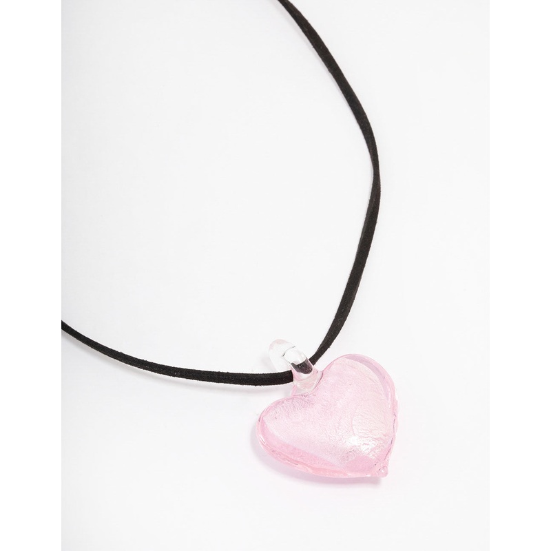 Rose Gold Large Puffy Love Heart Pendant Necklace