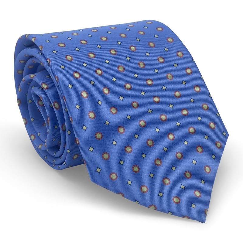 Spring Foulard: Tie – Blue