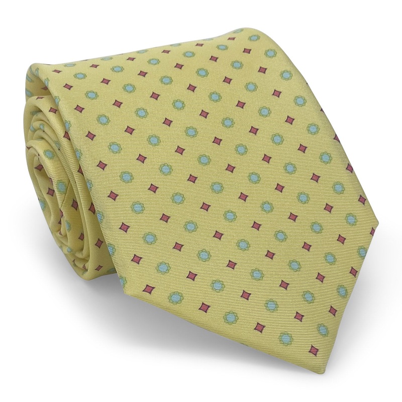 Spring Foulard: Tie – Yellow