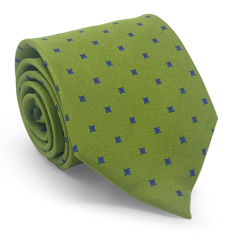 Square Foulard: Tie – Green
