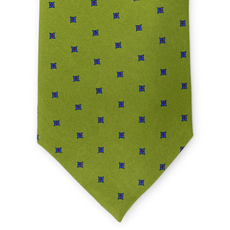 Square Foulard: Tie – Green