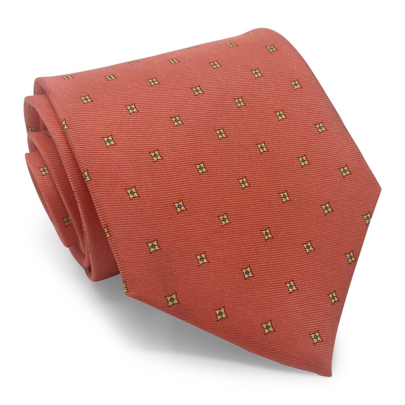 Square Foulard: Tie – Pink