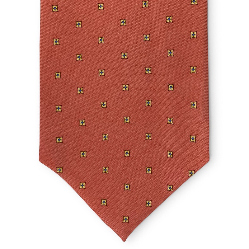 Square Foulard: Tie – Pink
