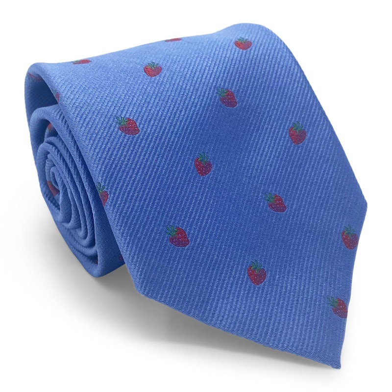 Strawberry: Tie – Blue