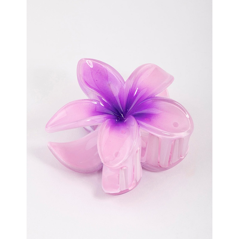 Acrylic Tropical Claw Clip