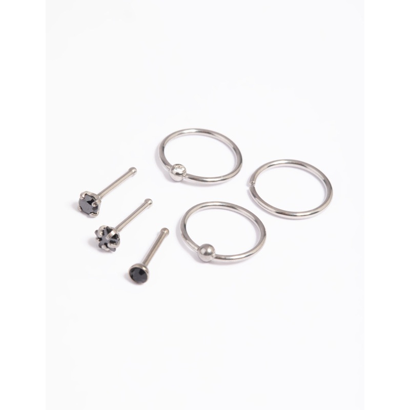 Gold Plated Surgcial Steel Clicker Ring 7mm