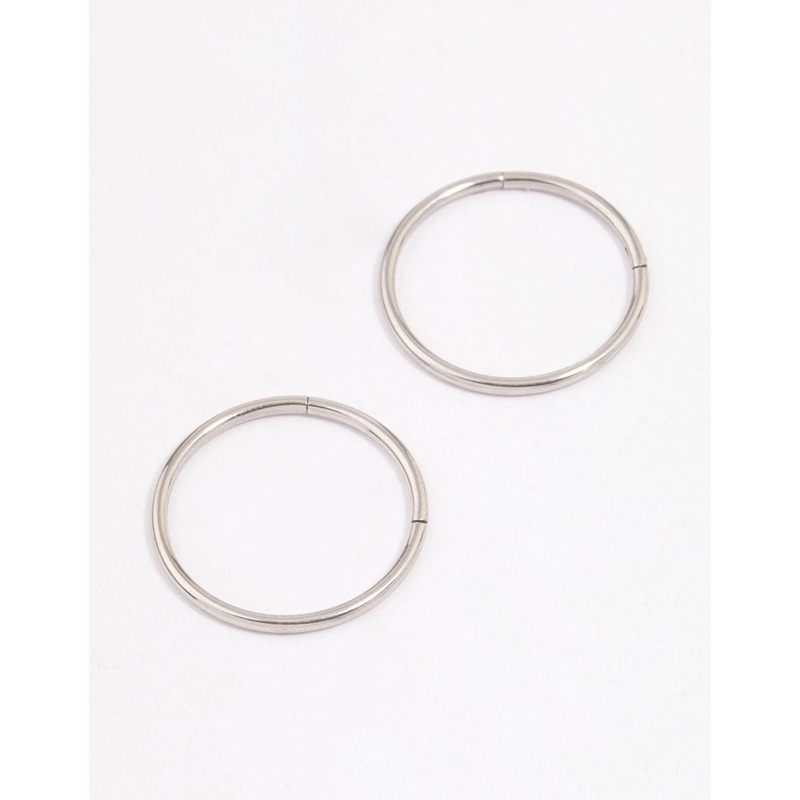 Surgical Steel Sleeper Hoop Earrings 16mm