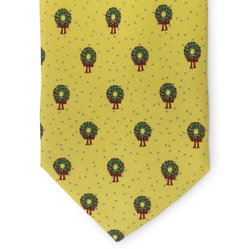 Wreaths: Tie – Yellow