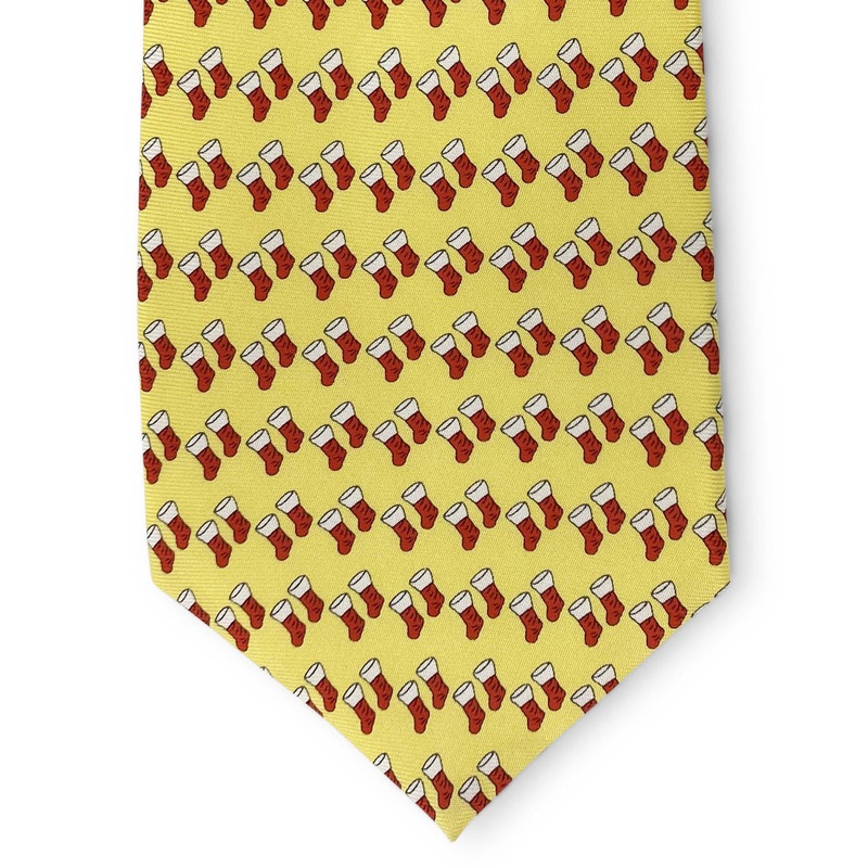 Xmas Stockings: Tie – Yellow