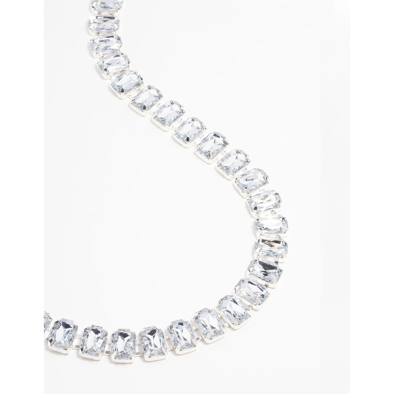 Silver Radiant Diamante Belt