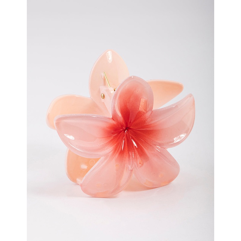 Acrylic Ombre Tropical Claw Clip