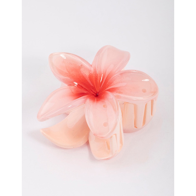 Acrylic Ombre Tropical Claw Clip