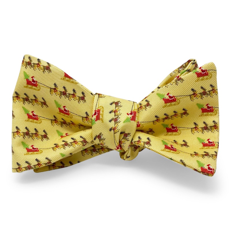 Santa Sleigh: Bow – Yellow