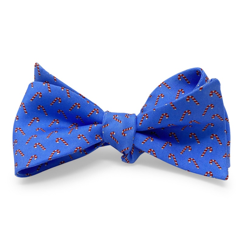 Candy Canes: Bow – Blue