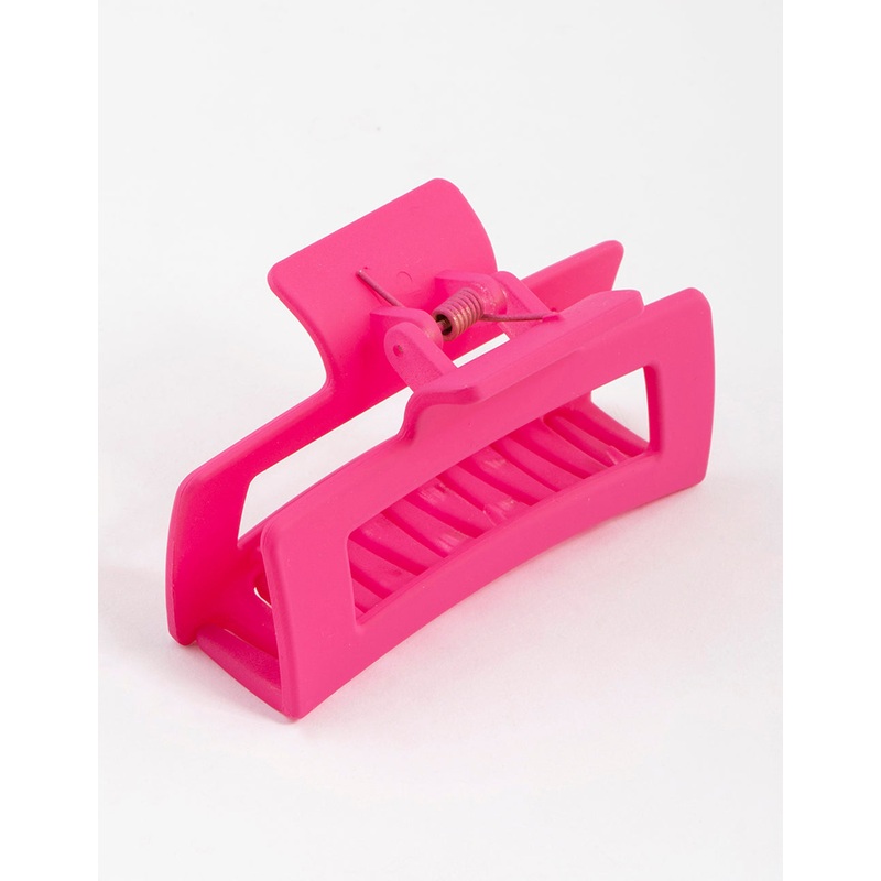 Plastic Fuchsia Box Claw Clip 8cm
