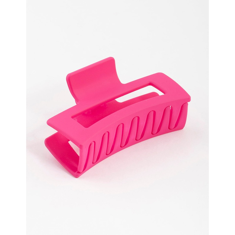 Plastic Fuchsia Box Claw Clip 8cm