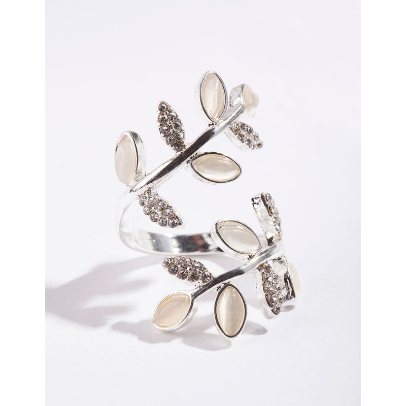 Silver Leaf Wrapped Ring|SM|ML