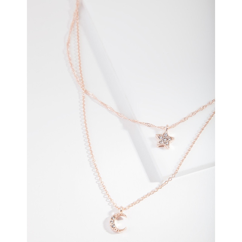 Rose Gold Starry Night Necklace