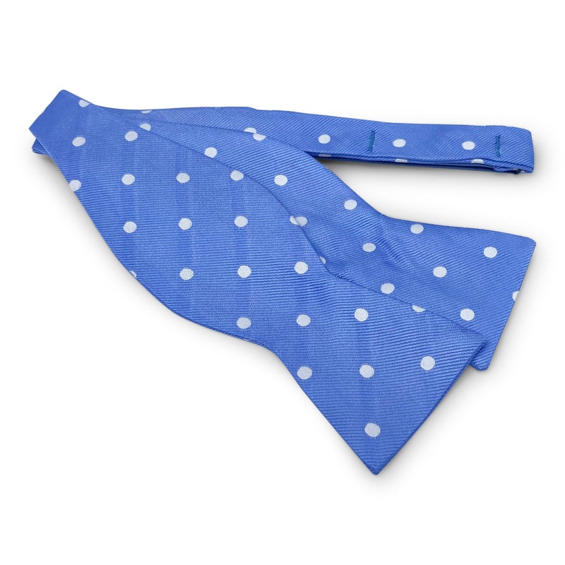 College Collection Dots: Bow – Blue