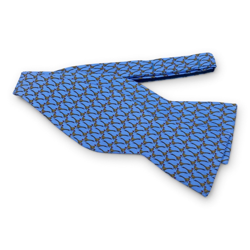 Pheasant Tail: Bow – Blue