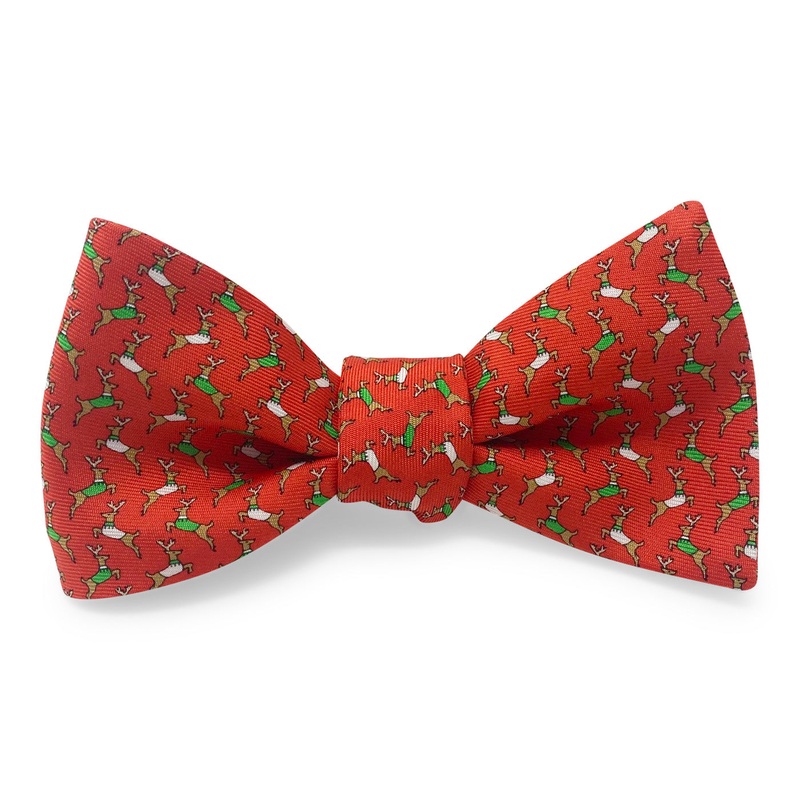 Vested Deer: Bow – Red