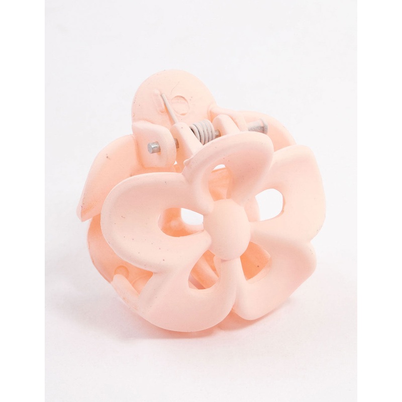 Blush Mini Frangipani Claw Clip