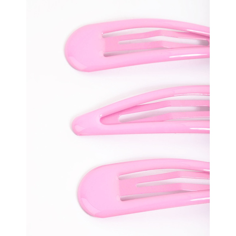 Coated Pink Bubble Snap Clip Pack