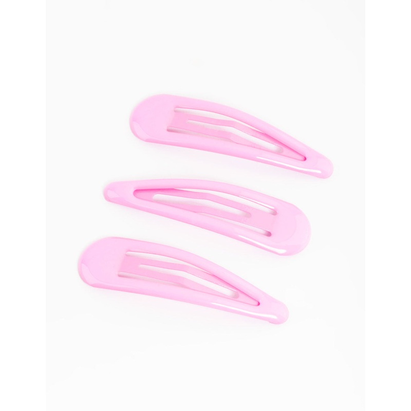 Coated Pink Bubble Snap Clip Pack