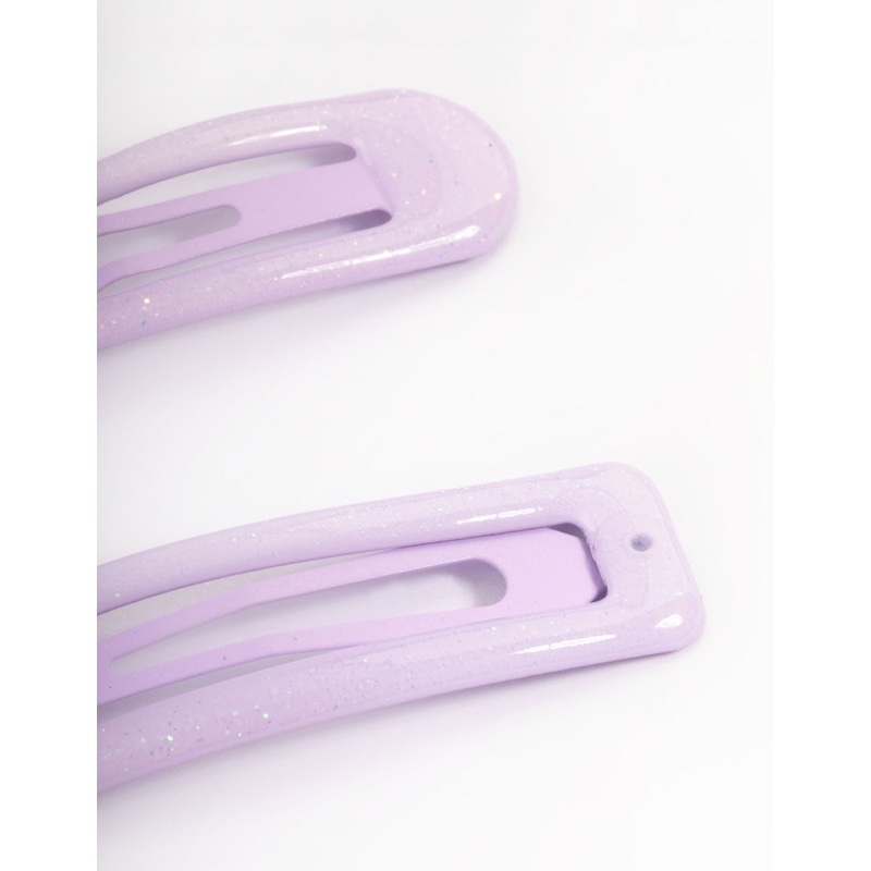 Coated Purple Mixed Bubble Snap Clip Pack