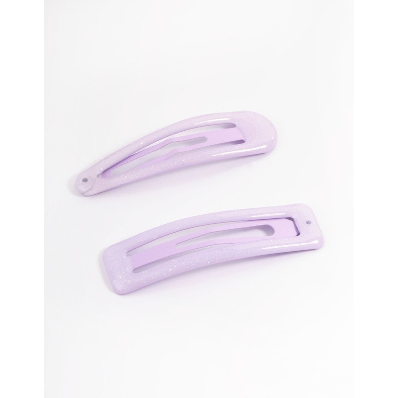 Coated Purple Mixed Bubble Snap Clip Pack