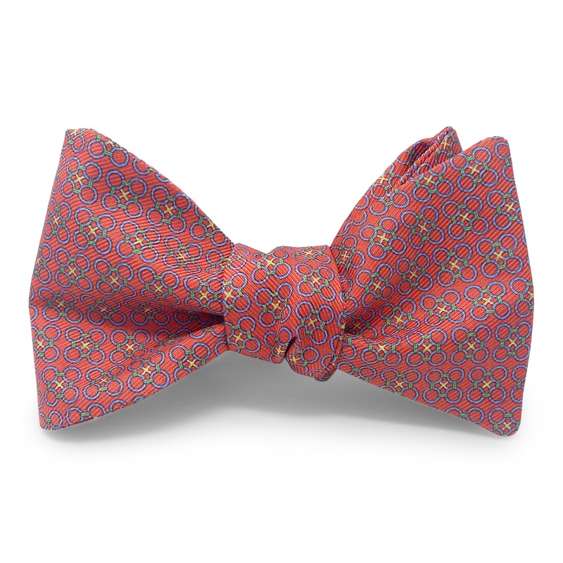 Circle Cross: Bow – Coral