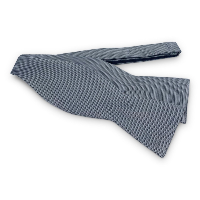 Textured Formal: Bow – Silver