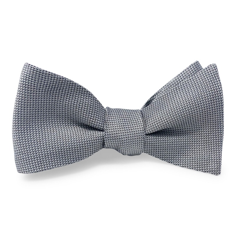 Textured Formal: Bow – Silver
