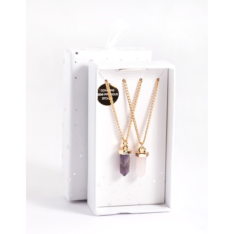 Gold Mini Shard Necklace Pack