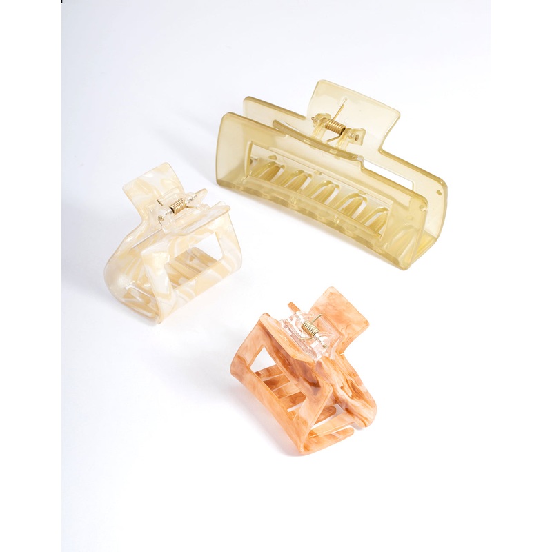 Olive Mix Cut Out Claw Pack