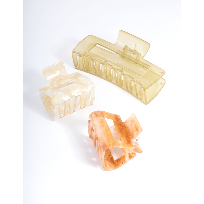 Olive Mix Cut Out Claw Pack