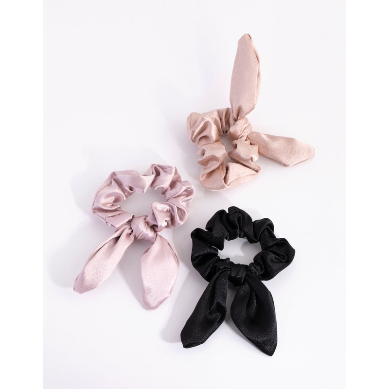 Satin Bunny Scrunchie Pack