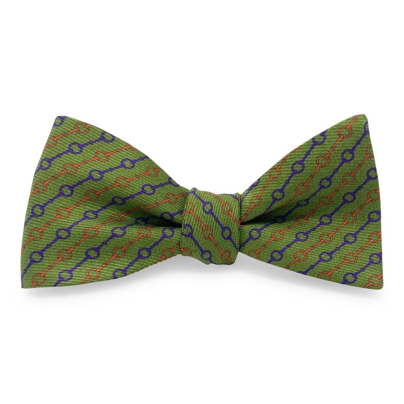 Snafflebit Stripe: Bow – Green